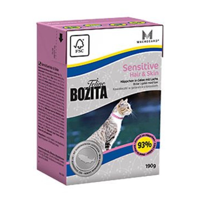 Bozita Cat Hair & Skin - Sensitive TP 190 g