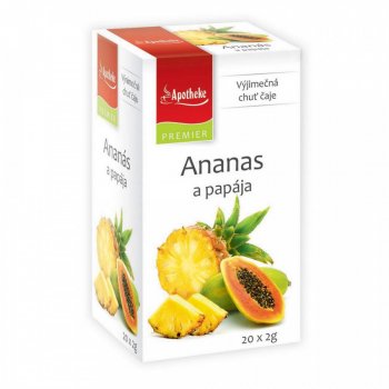 Apotheke Čaj Ananas a papája 20 sáčků 40 g