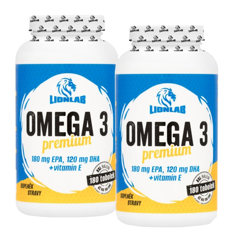 Lionlab Omega 3 Premium XXL 2 x 180 tob