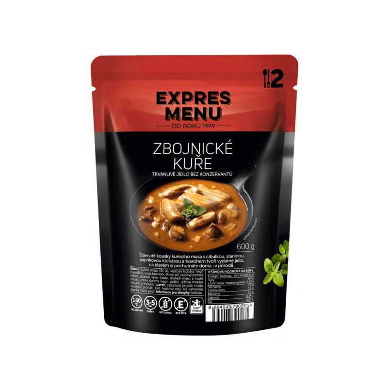 EXPRES MENU Zbojnické kuře 600 g (2 porce)