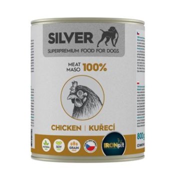 IRONpet Silver Dog Chicken konzerva 800 g