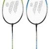 Sada raket na badminton WISH Steeltec 416K, zeleno/modrá