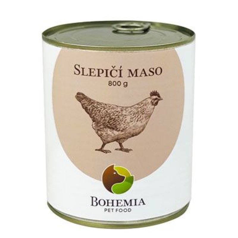 BOHEMIA Slepičí maso ve vlastní šťávě 800 g