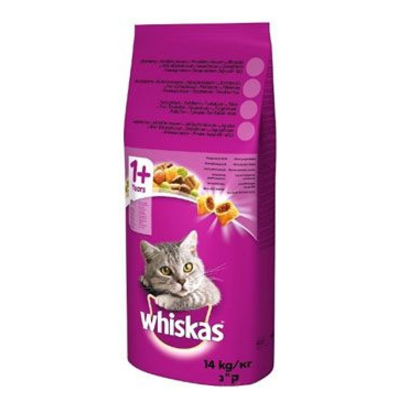 Whiskas Dry s kuřecím masem a játry 14 kg