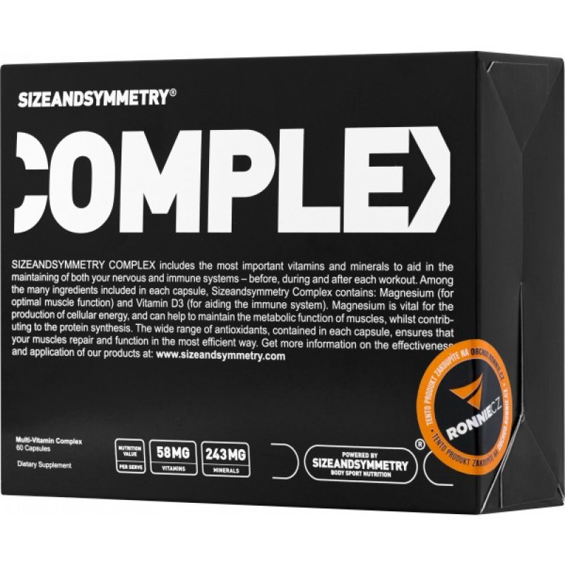 Sizeandsymmetry Complex Multivitamin 60 cps