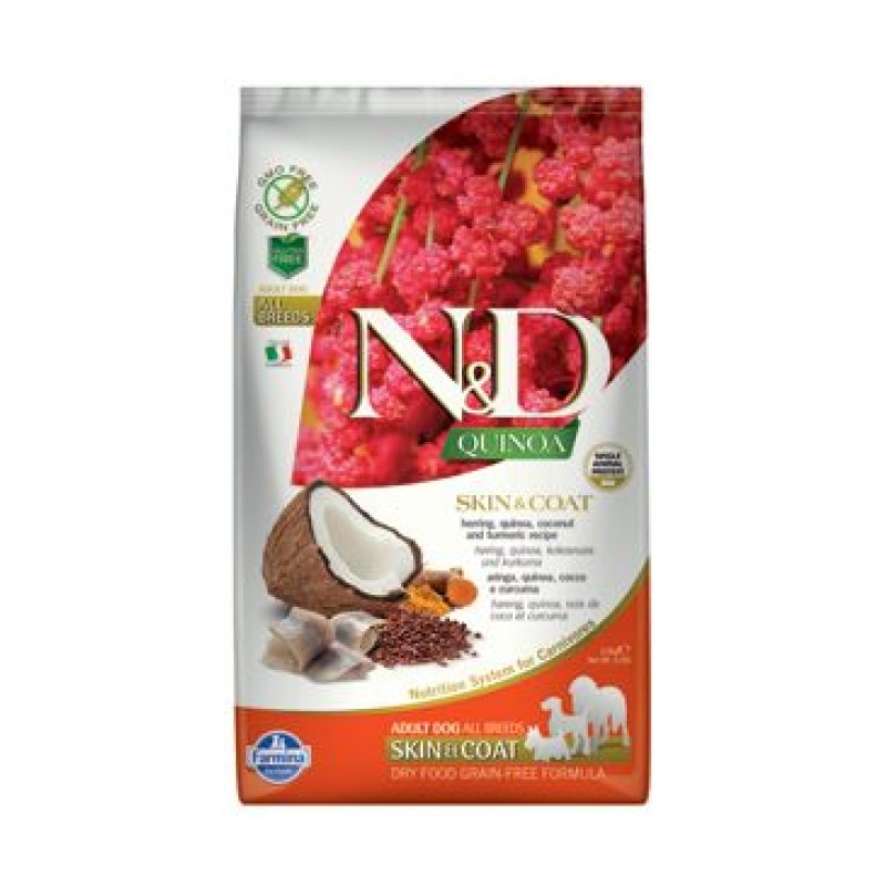 N&D Quinoa DOG Skin & Coat Herring & Coconut 2,5 kg