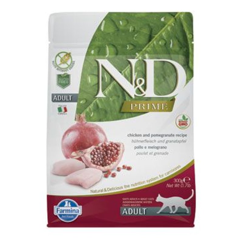 N&D PRIME CAT Adult Chicken & Pomegranate 300 g