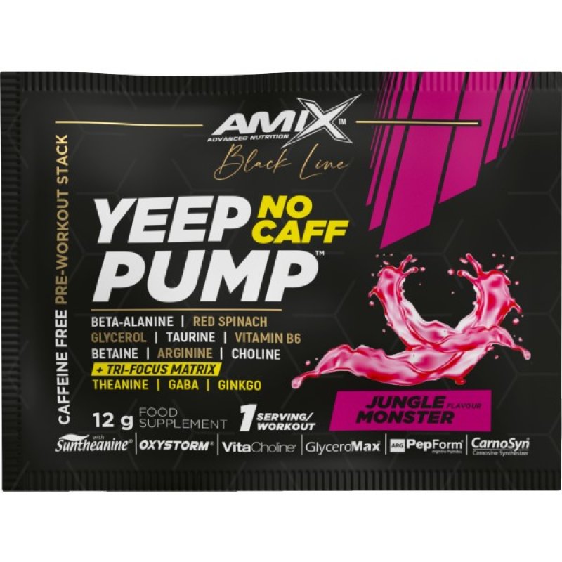 Amix Yeep Pump No Caff - 12 g, jungle monster