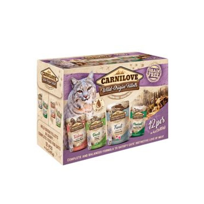 Carnilove Cat Pouch MULTIPACK 12 x 85 g