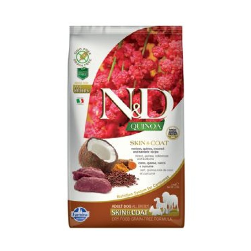 N&D Quinoa DOG Skin & Coat Venison & Coconut 2,5 kg