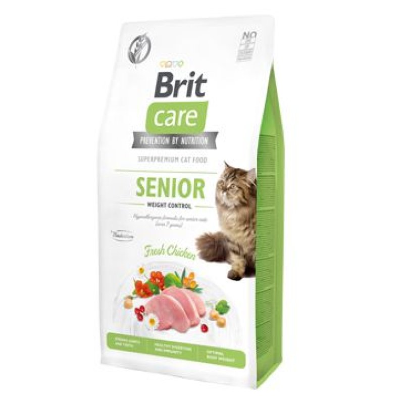 Brit Care Cat GF Senior Weight Control 7 kg