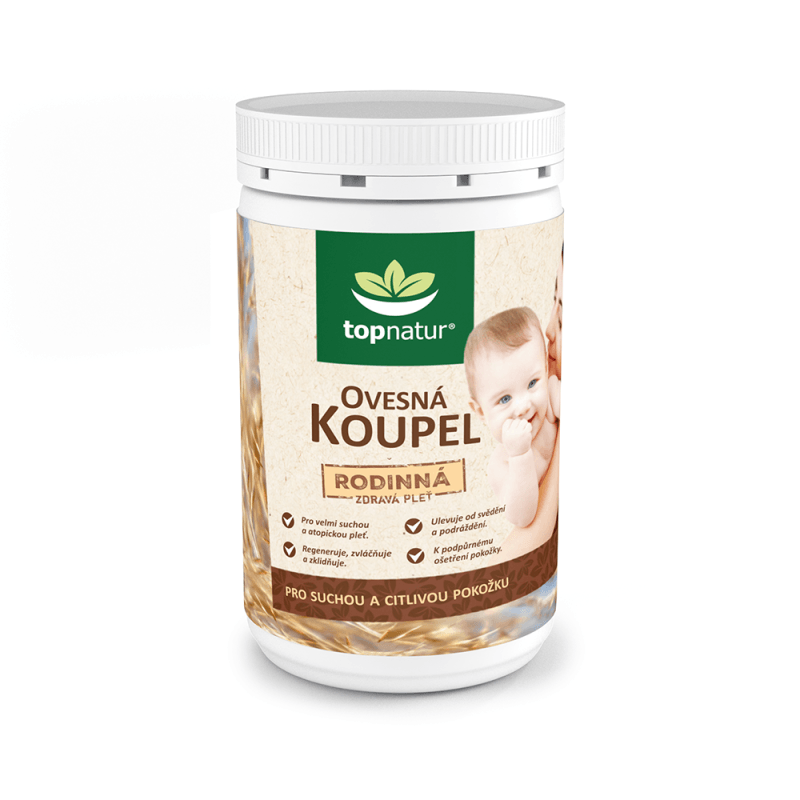 Topnatur Ovesná koupel rodinná dóza 350 g