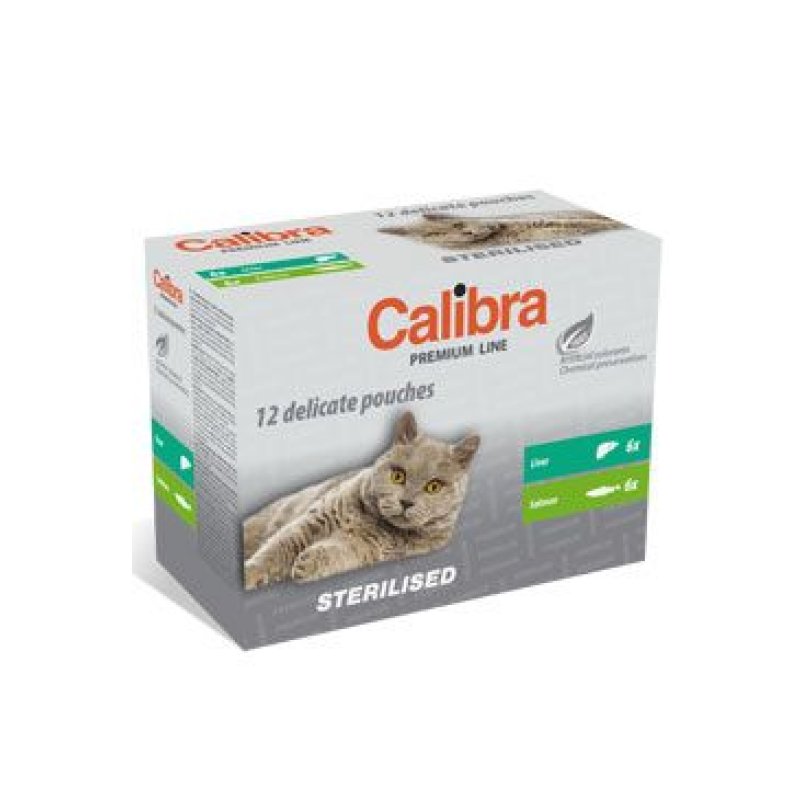 Calibra Cat kapsa Premium Steril. multipack 12 x 100 g