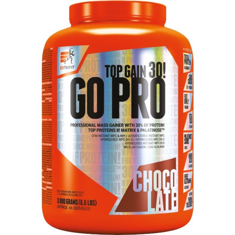 Extrifit Go Pro 30 - 3000 g, vanilka