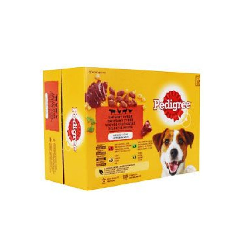 Pedigree kapsa Adult masový výběr ve šťávě 12 x 100 g