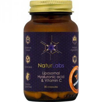 NaturLabs Liposomal Hyaluronic Acid & Vitamin C - kyselina hyaluronová 30 cps