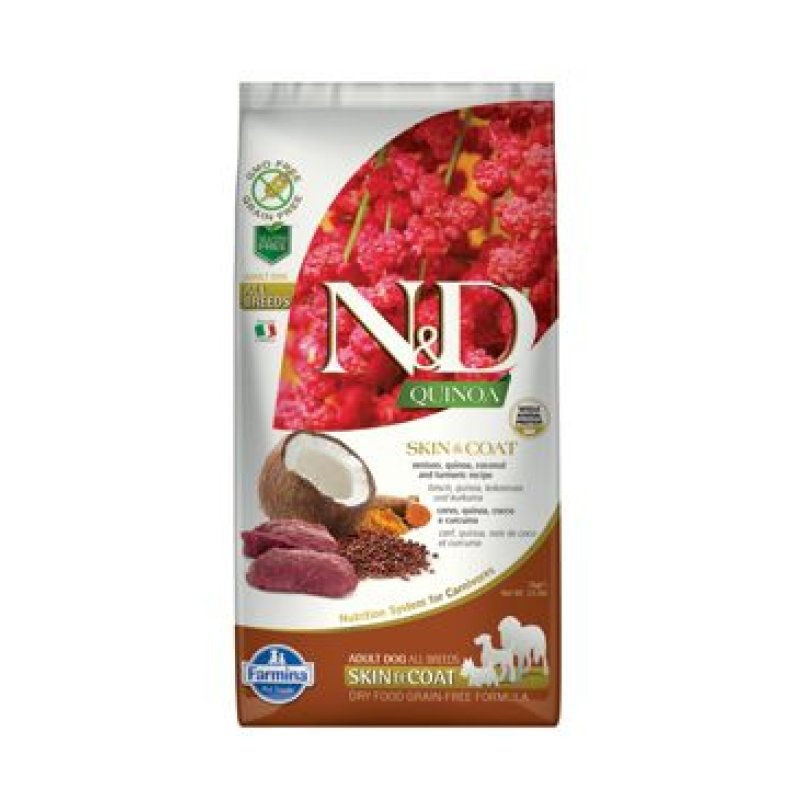 N&D Quinoa DOG Skin & Coat Venison & Coconut 7 kg