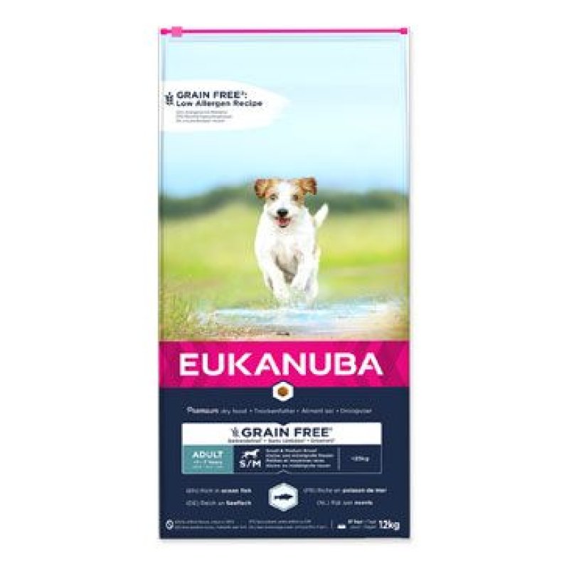 Eukanuba Dog Adult Small & Medium Grain Free 12 kg