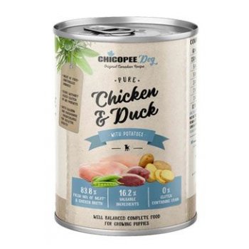 Chicopee Dog konz. Junior Pure Chicken & Duck 400 g