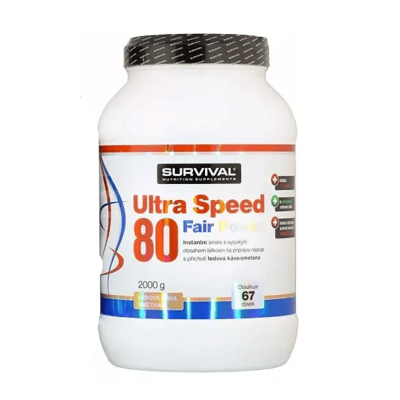 Survival Ultra Speed 80 Fair Power 2000 g, ledová káva-smetana