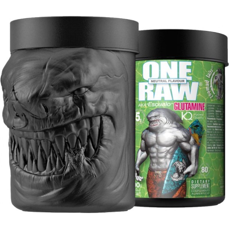 Zoomad Labs One Raw® Glutamine 400 g, višeň