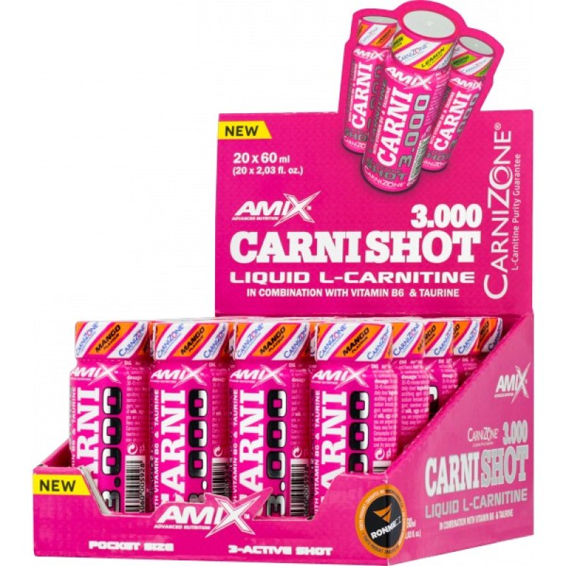 Amix CarniShot 3000 - 20x 60 ml, mango