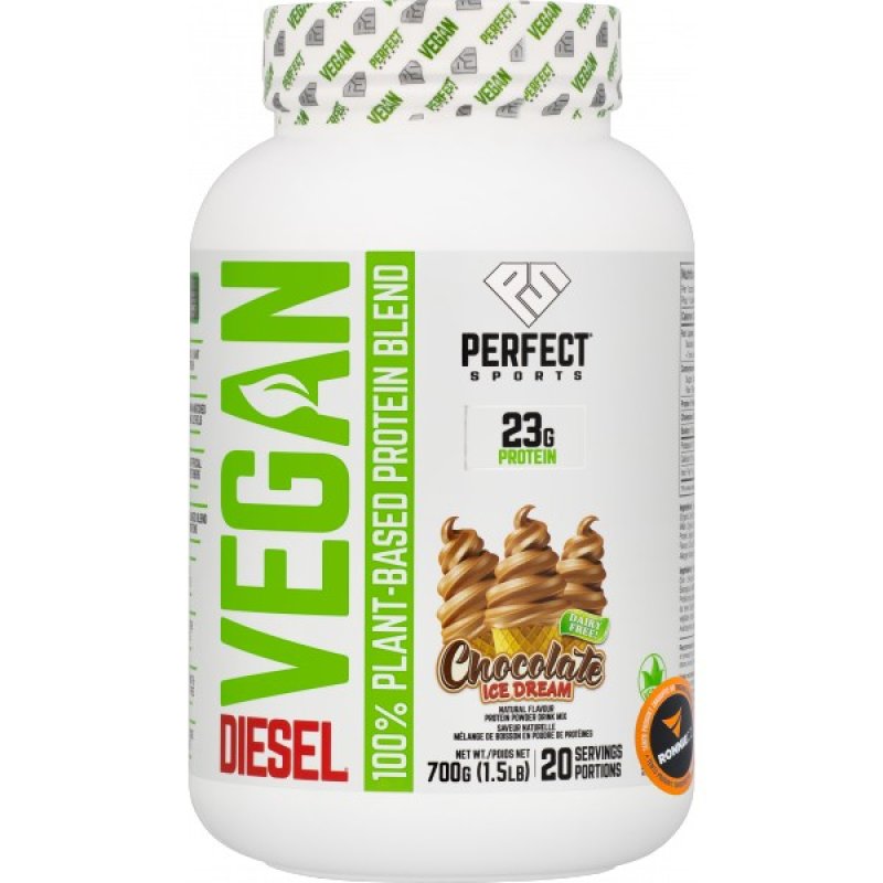 Perfect Sports Diesel Vegan - 700 g, čokoláda