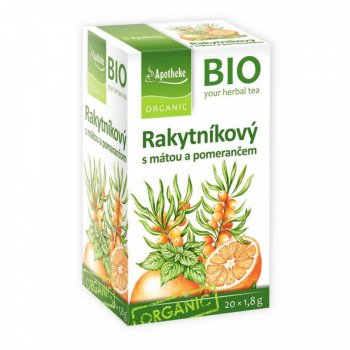 Apotheke Rakytníkový čaj s mátou a pomerančem BIO 20 sáčků 36 g