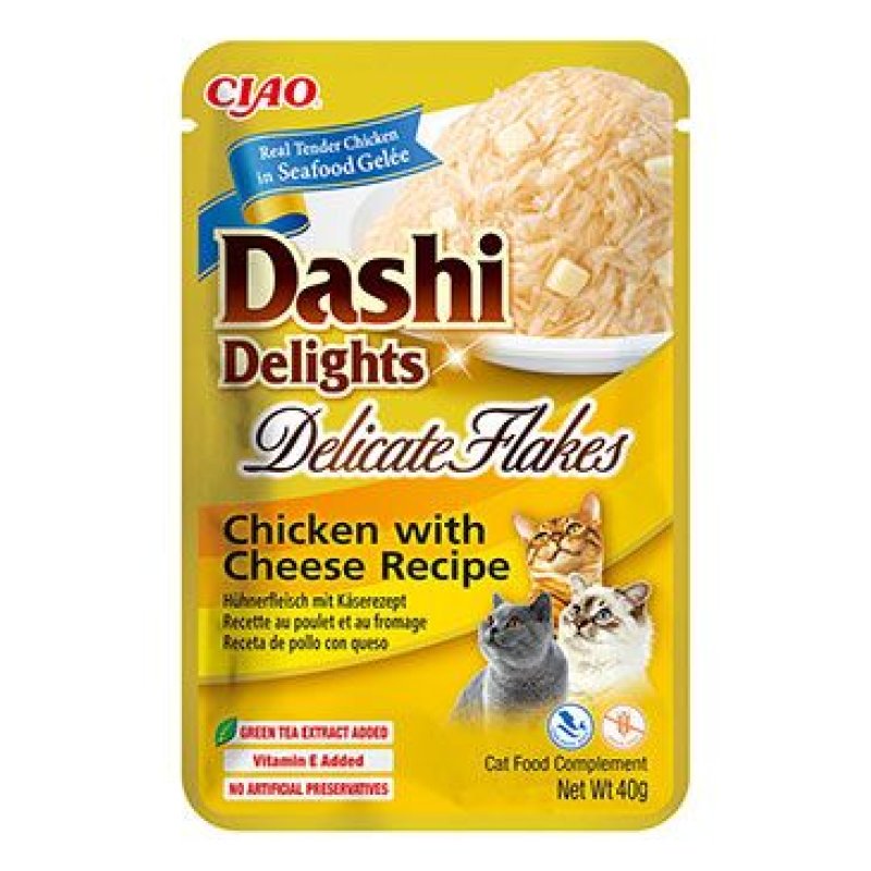 Churu Cat Dashi Delights Deli Flakes Chick&Cheese 40 g