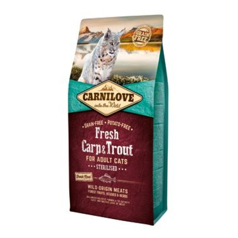 Carnilove Cat Fresh Carp & Trout Sterilised Adult 6 kg