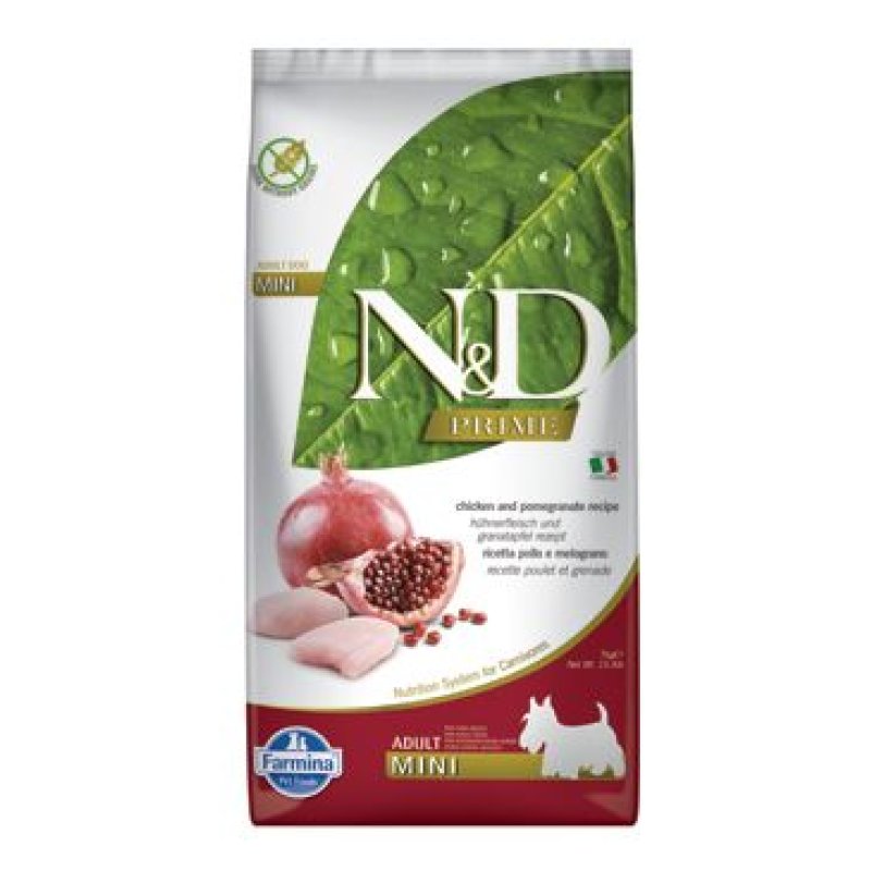 N&D PRIME DOG Adult Mini Chicken&Pomegranate 7 kg