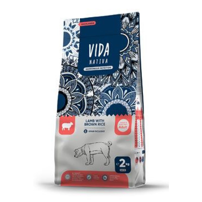 Kraftia VIDA NATIVA DOG Adult M/L Lamb & Rice 2 kg