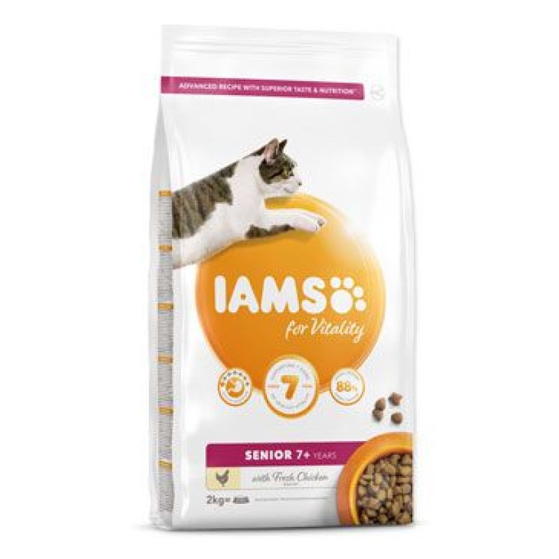 Iams Cat Senior Chicken 2 kg