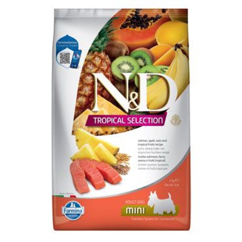 N&D TROPICAL SELECTION DOG Adult Mini Salmon 5 kg