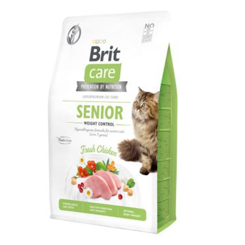 Brit Care Cat GF Senior Weight Control 2 kg