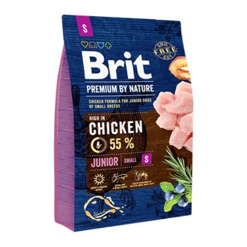 Brit Premium Dog by Nature Junior S 3 kg