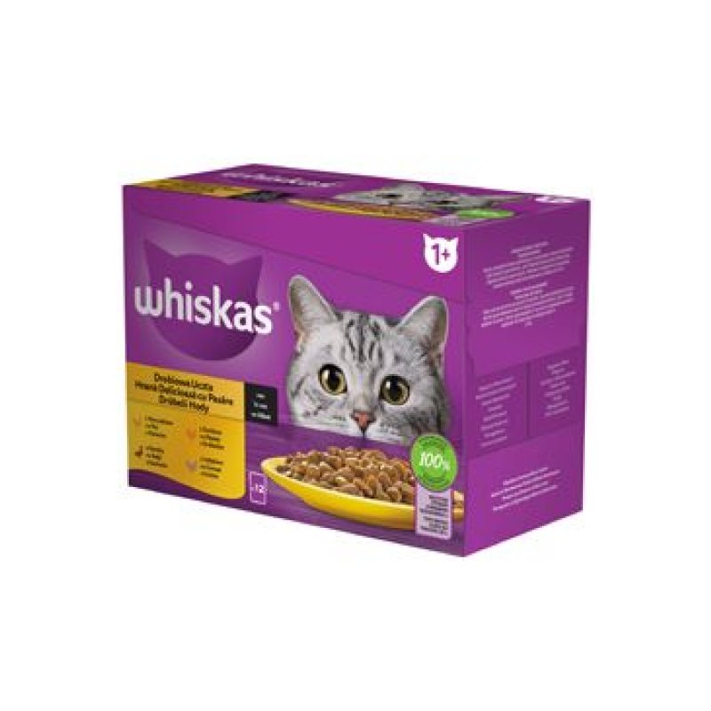 Whiskas kaps. Core drůb. výběr š. 12 x 85 g