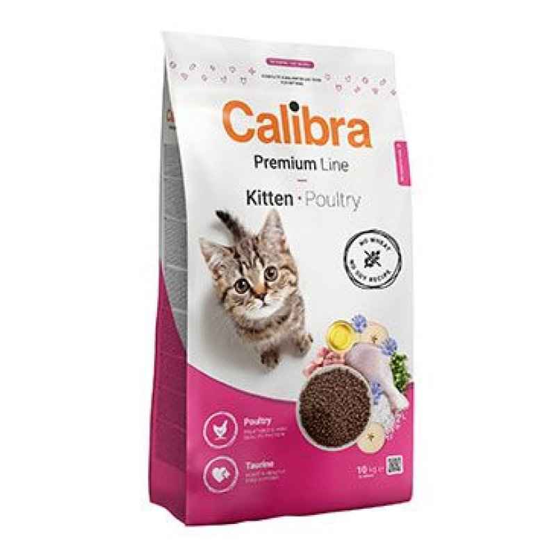 Calibra Cat Premium Line Kitten Poultry 10 kg