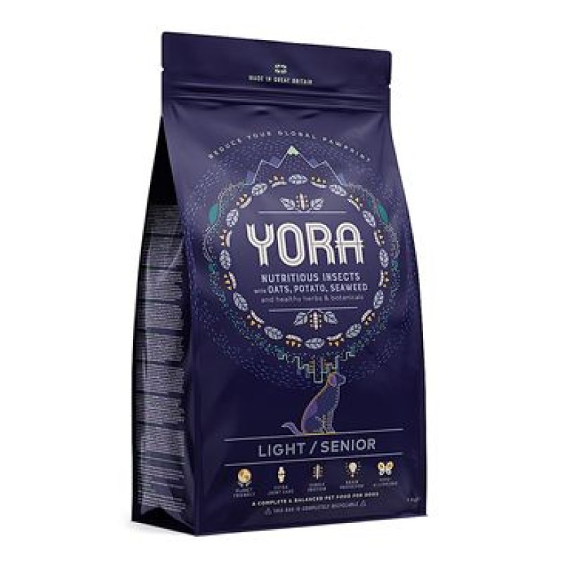 YORA Dog Senior/Light z hmyzu pro starší psy 1,5 kg