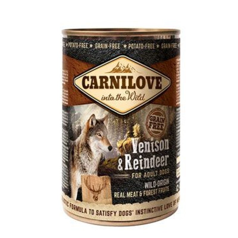 Carnilove Wild konz Meat Venison & Reindeer 400 g