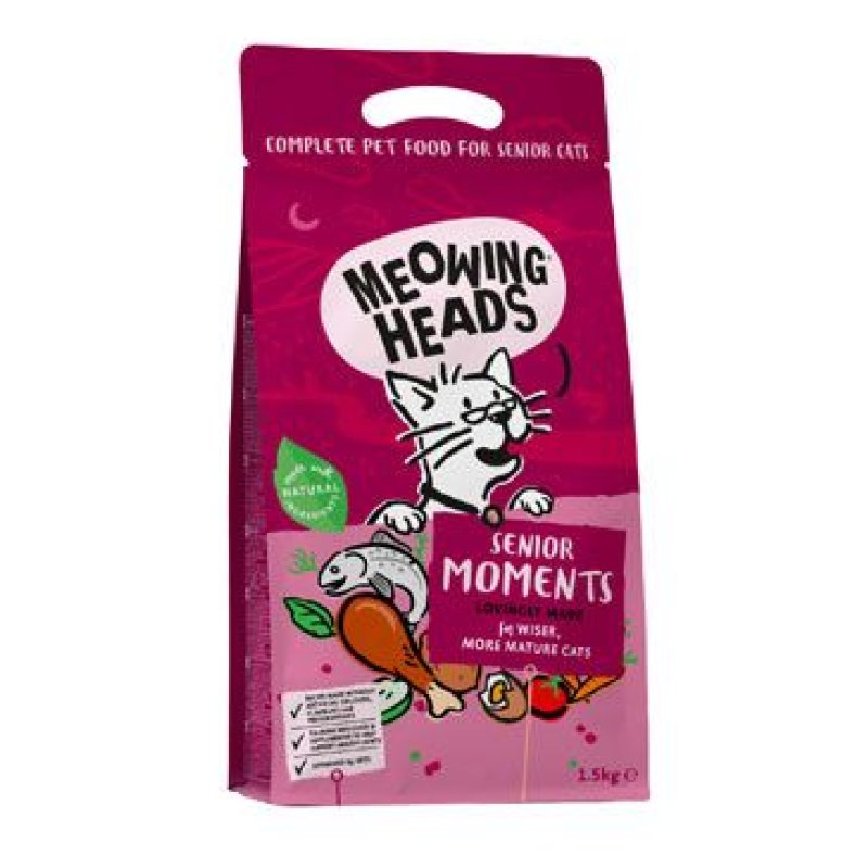 MEOWING HEADS Senior Moments 1,5 kg