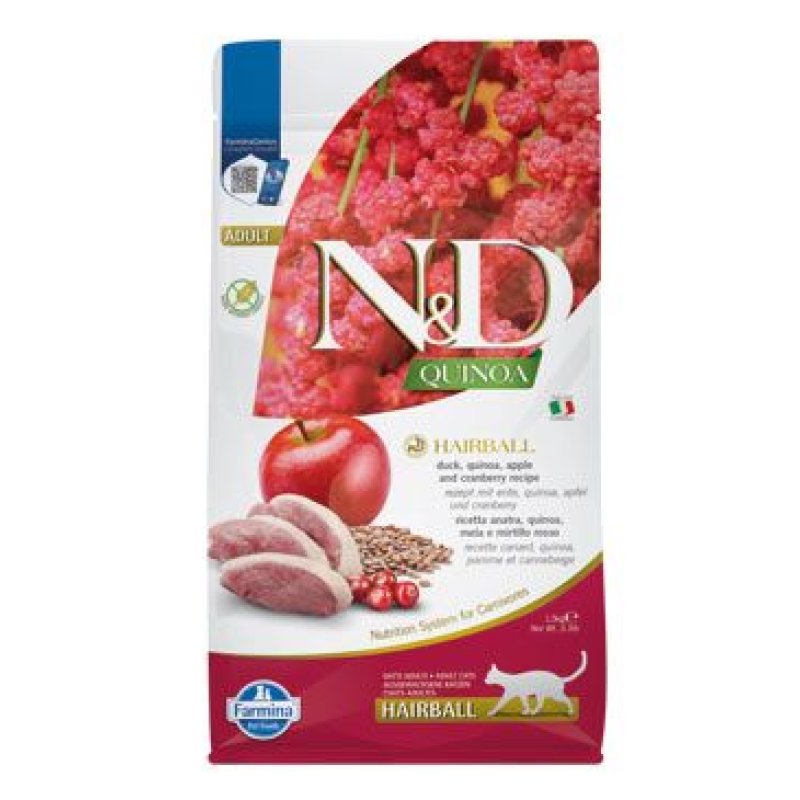 N&D Quinoa CAT Hairball 1,5 kg