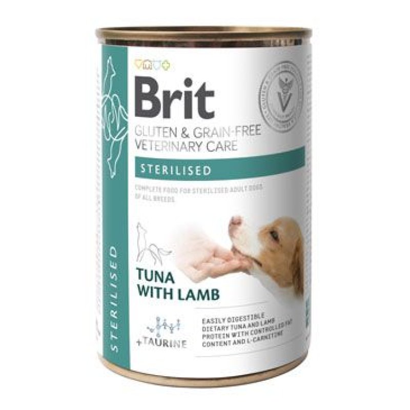 Brit VD Dog GF konz Sterilised 400 g