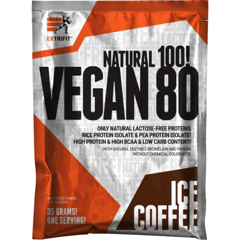 Extrifit Vegan 80 - 35 g, karamel