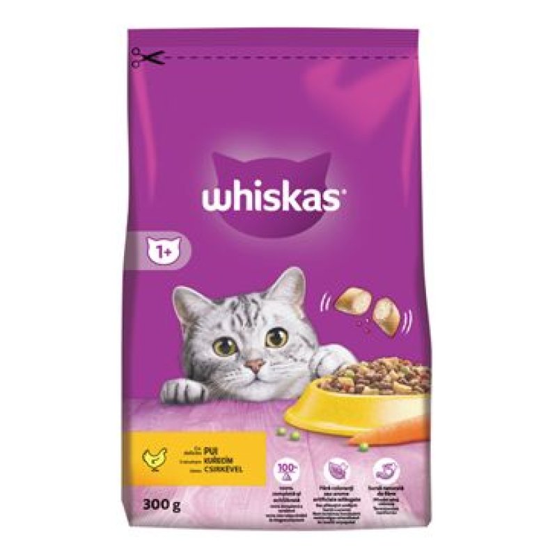 Whiskas Dry s kuřecím 300 g