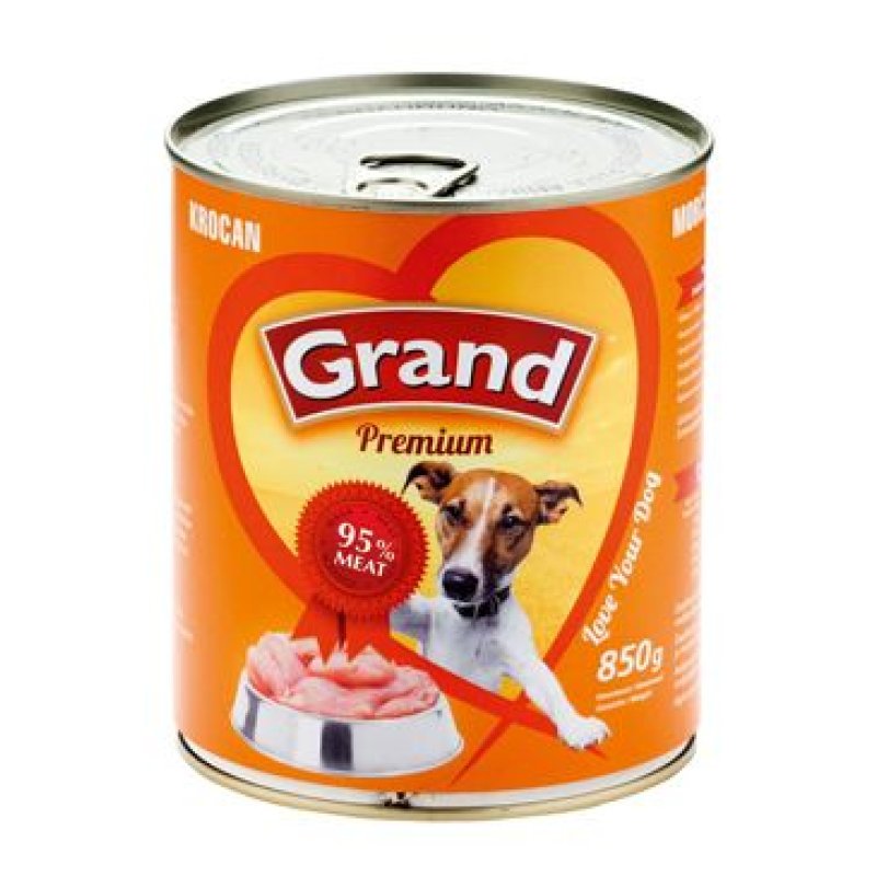 GRAND konz. pes krocaní 850 g