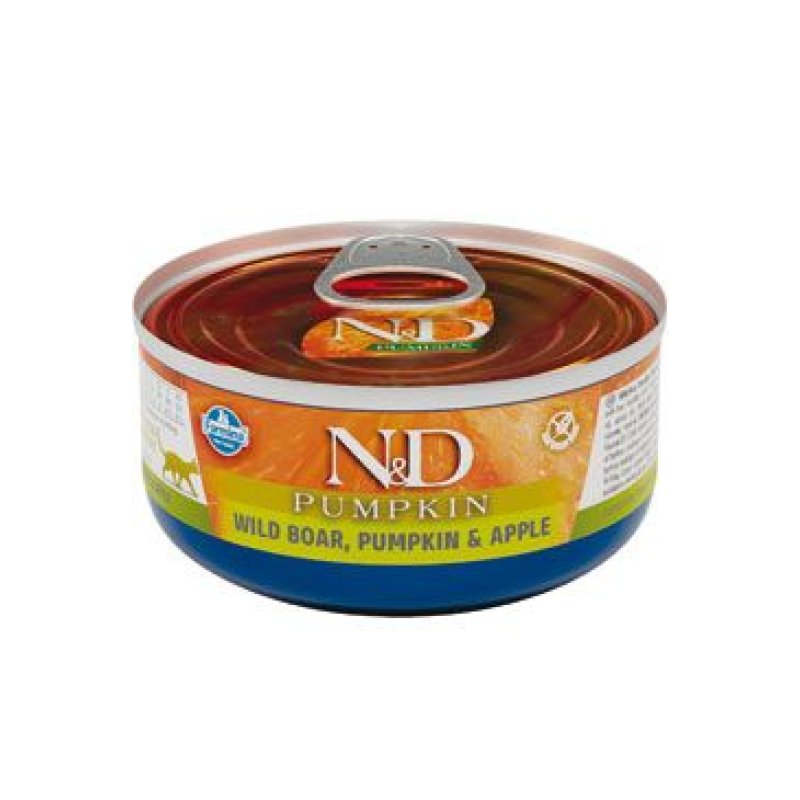 N&D CAT PUMPKIN Adult Boar & Apple 70 g