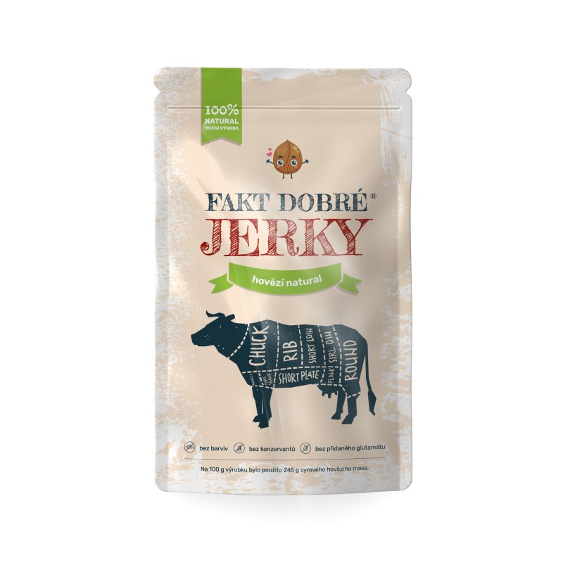 FAKT DOBRÉ JERKY Hovězí natural 20 g