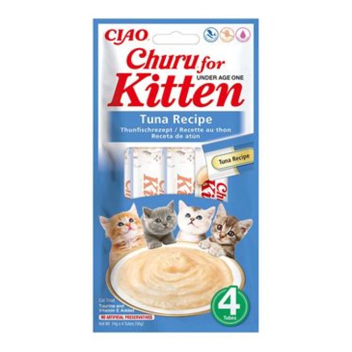 Churu Cat Kitten Tuna Recipe 4 x 14 g