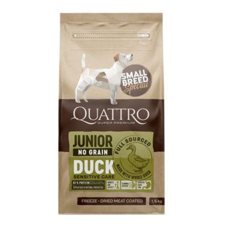 QUATTRO Dog Dry SB Junior Kachna 1,5 kg